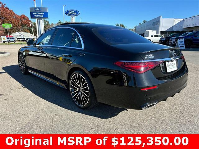 used 2021 Mercedes-Benz S-Class car, priced at $67,000