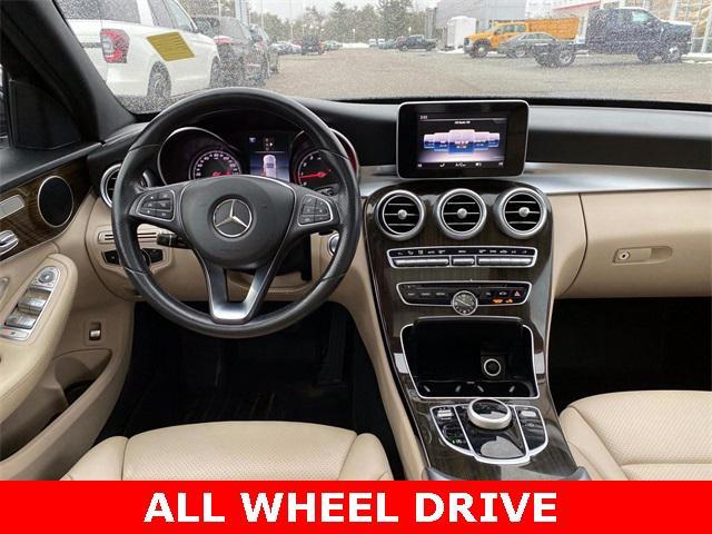 used 2018 Mercedes-Benz C-Class car, priced at $15,000