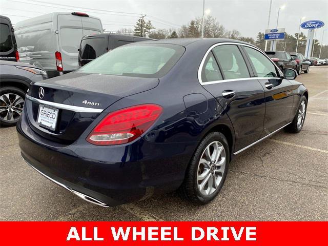 used 2018 Mercedes-Benz C-Class car, priced at $15,000