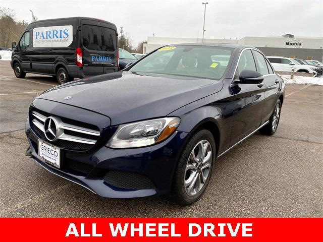 used 2018 Mercedes-Benz C-Class car, priced at $15,000