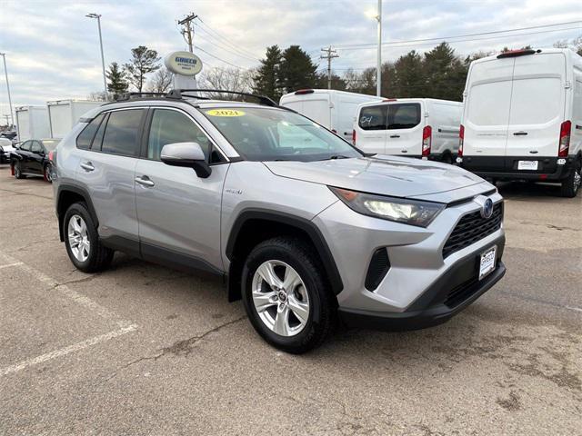 used 2021 Toyota RAV4 Hybrid car, priced at $22,000