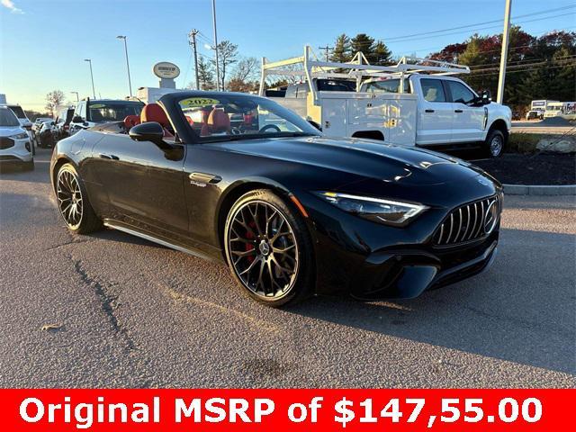 used 2022 Mercedes-Benz AMG SL 55 car, priced at $87,000