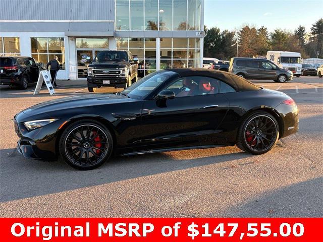 used 2022 Mercedes-Benz AMG SL 55 car, priced at $87,000