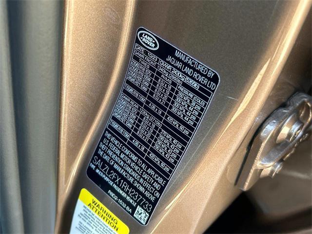 used 2024 Land Rover Range Rover Evoque car, priced at $42,500