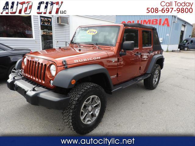 used 2014 Jeep Wrangler Unlimited car, priced at $16,500