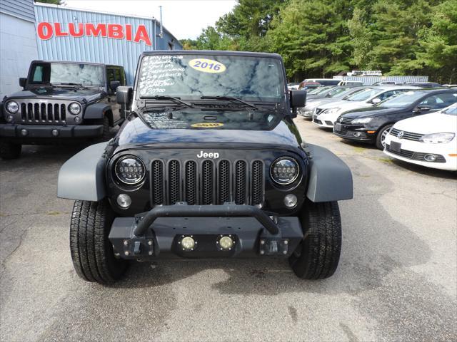 used 2016 Jeep Wrangler car, priced at $19,900