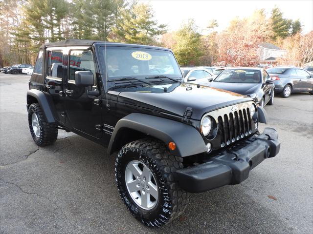 used 2018 Jeep Wrangler JK Unlimited car, priced at $18,900