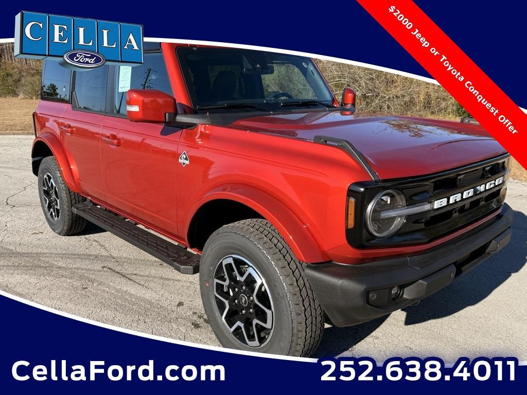 new 2024 Ford Bronco car, priced at $55,300