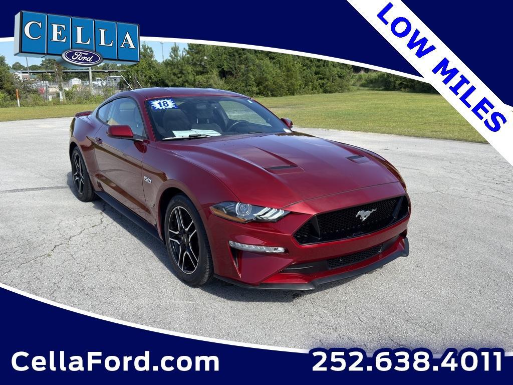 used 2018 Ford Mustang car, priced at $32,887