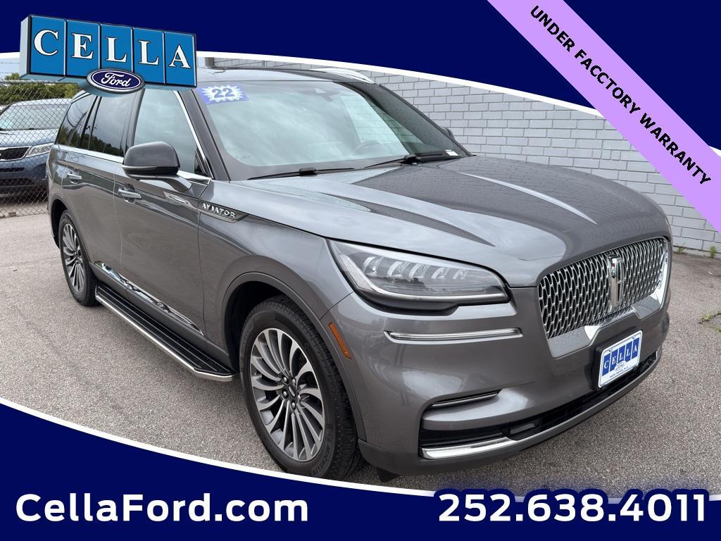 used 2022 Lincoln Aviator car, priced at $48,952