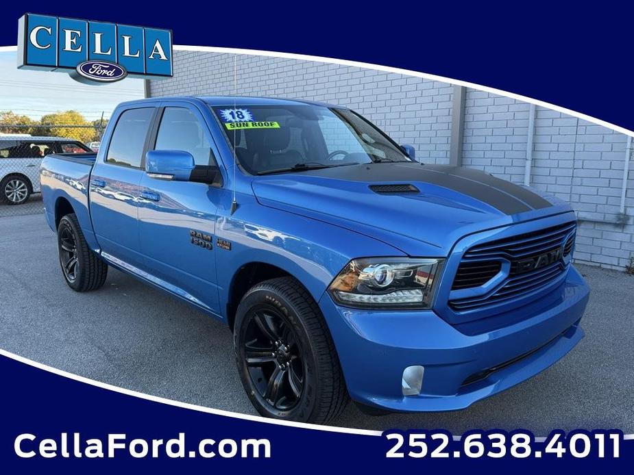 used 2018 Ram 1500 car, priced at $28,626