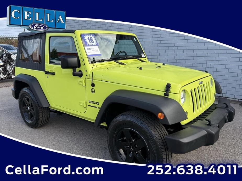 used 2016 Jeep Wrangler car, priced at $17,861