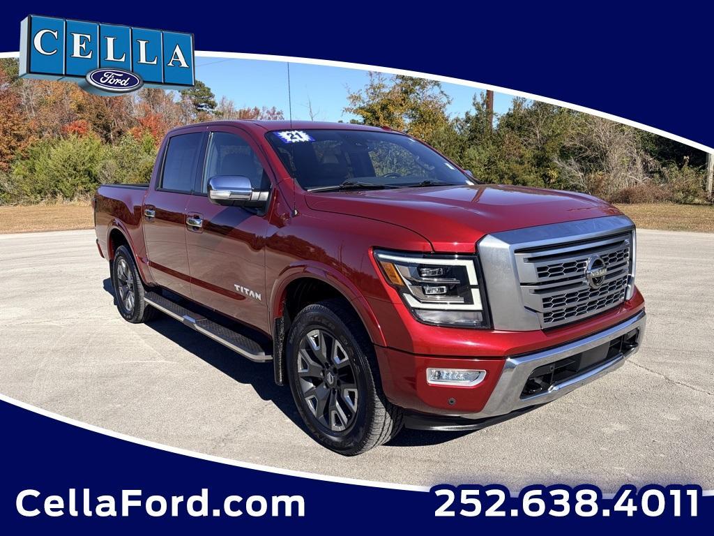 used 2021 Nissan Titan car, priced at $41,169
