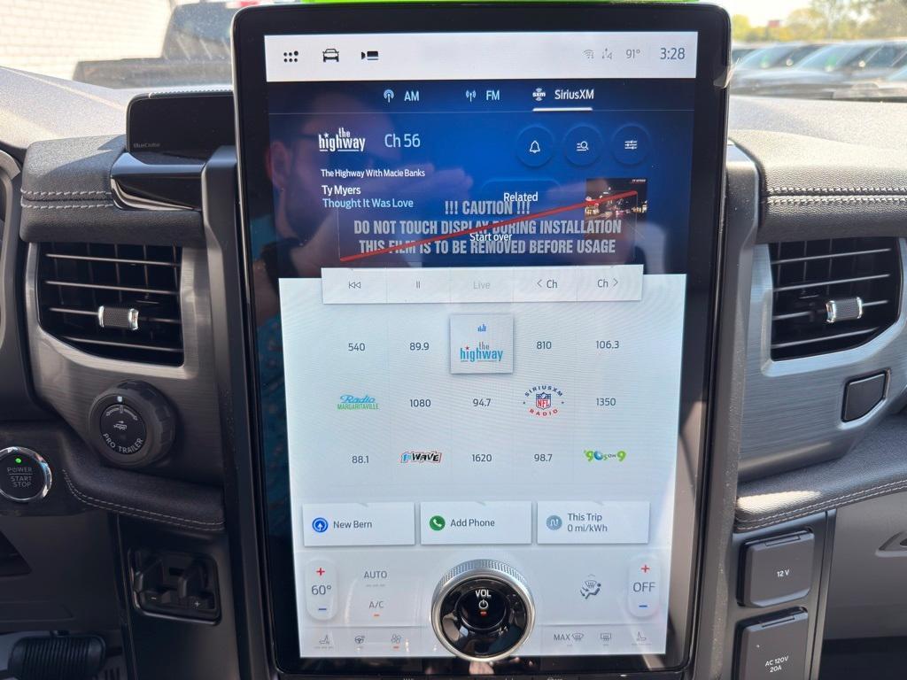 new 2025 Ford F-150 Lightning car, priced at $63,495