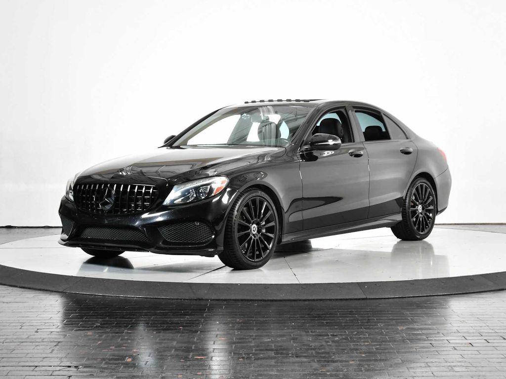 used 2018 Mercedes-Benz C-Class car, priced at $17,500