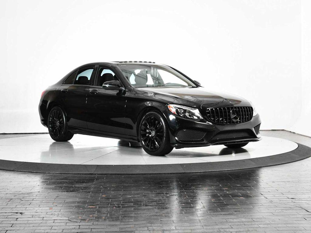 used 2018 Mercedes-Benz C-Class car, priced at $17,500