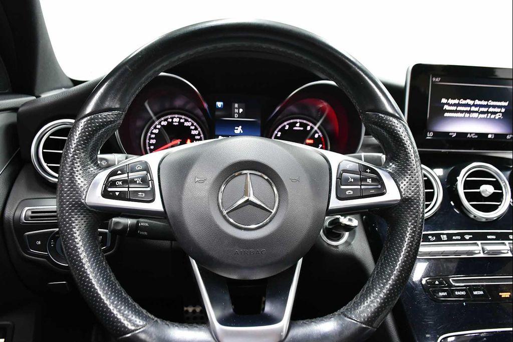 used 2018 Mercedes-Benz C-Class car, priced at $17,500