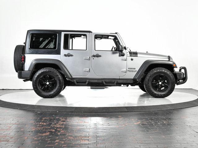 used 2016 Jeep Wrangler Unlimited car, priced at $17,888