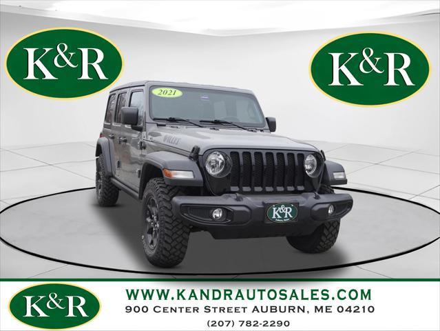 used 2021 Jeep Wrangler Unlimited car, priced at $30,888