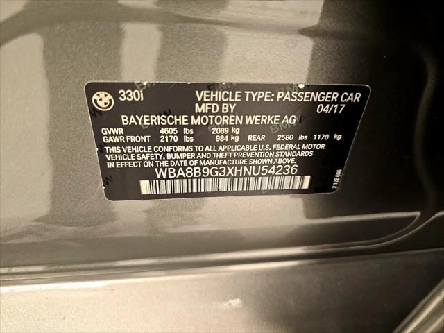 used 2017 BMW 330 car, priced at $13,777