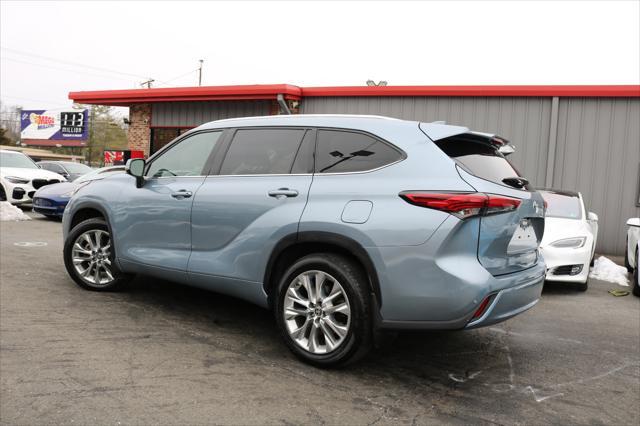 used 2021 Toyota Highlander Hybrid car, priced at $37,700