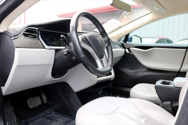 used 2013 Tesla Model S car, priced at $18,500