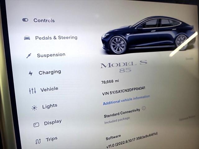 used 2013 Tesla Model S car, priced at $17,700