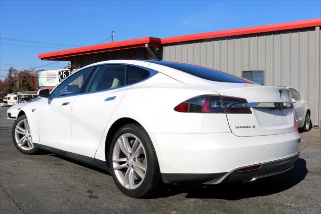 used 2013 Tesla Model S car, priced at $18,700