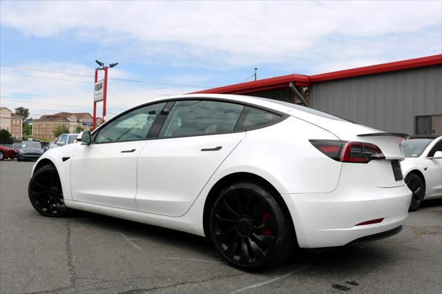 used 2021 Tesla Model 3 car, priced at $33,700