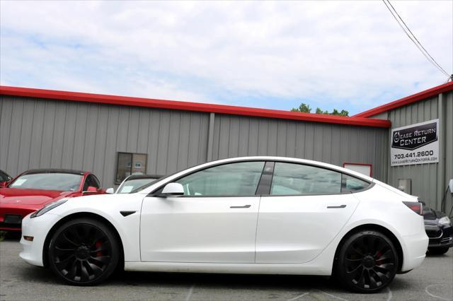 used 2021 Tesla Model 3 car, priced at $33,700