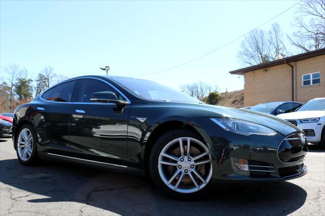 used 2014 Tesla Model S car, priced at $18,700