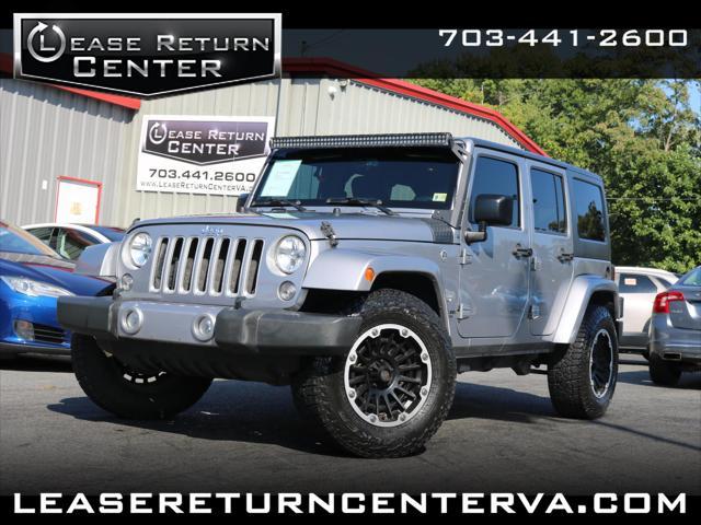 used 2016 Jeep Wrangler Unlimited car, priced at $18,777