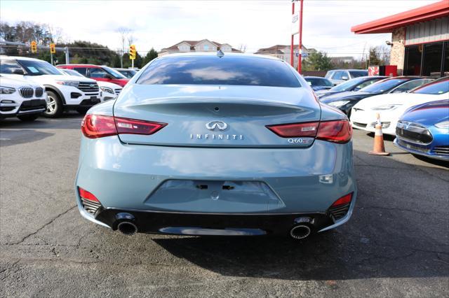 used 2021 INFINITI Q60 car, priced at $33,700