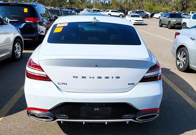 used 2022 Genesis G70 car, priced at $24,777