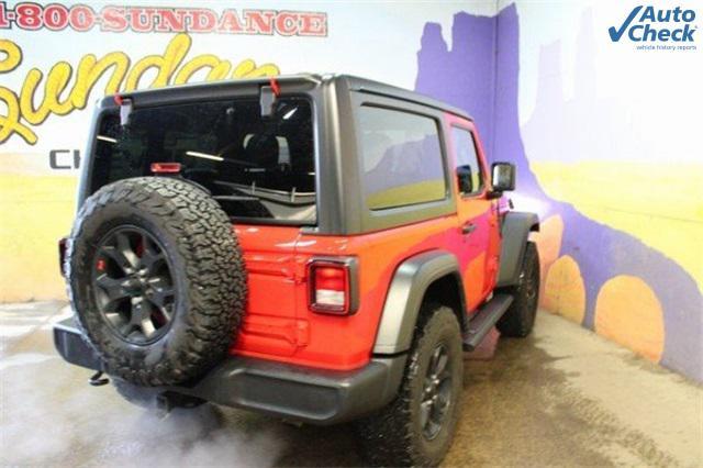 used 2019 Jeep Wrangler car, priced at $23,900