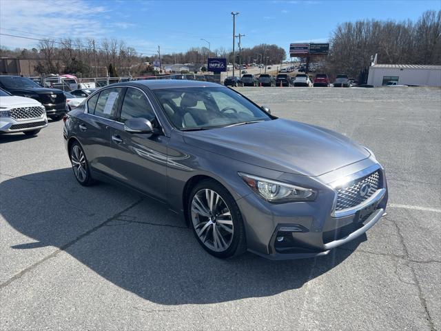 used 2021 INFINITI Q50 car, priced at $27,880