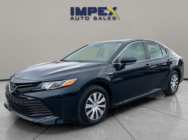 used 2019 Toyota Camry Hybrid car, priced at $17,500