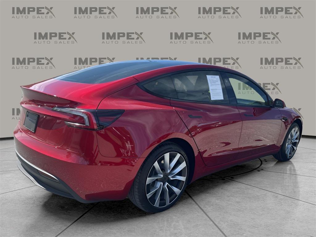 used 2025 Tesla Model 3 car, priced at $37,250