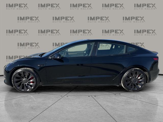 used 2023 Tesla Model 3 car, priced at $33,980