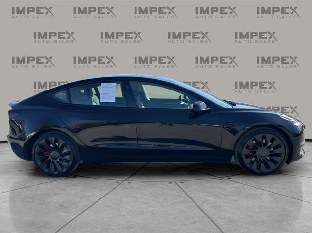 used 2023 Tesla Model 3 car, priced at $33,980