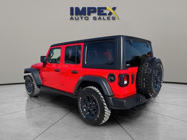 used 2023 Jeep Wrangler car, priced at $35,300