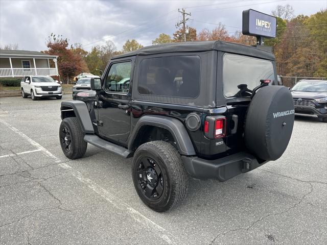 used 2021 Jeep Wrangler car, priced at $27,100