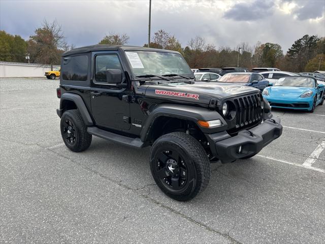 used 2021 Jeep Wrangler car, priced at $27,100