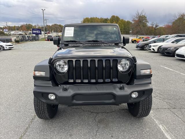 used 2021 Jeep Wrangler car, priced at $27,100