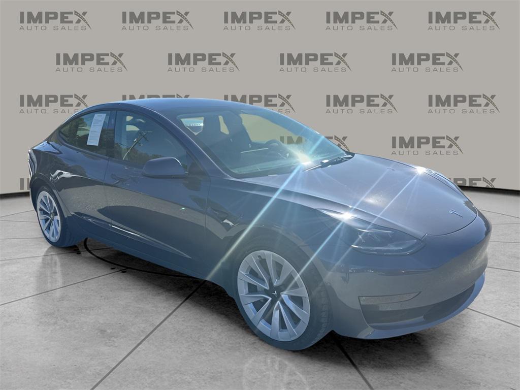 used 2022 Tesla Model 3 car, priced at $27,350