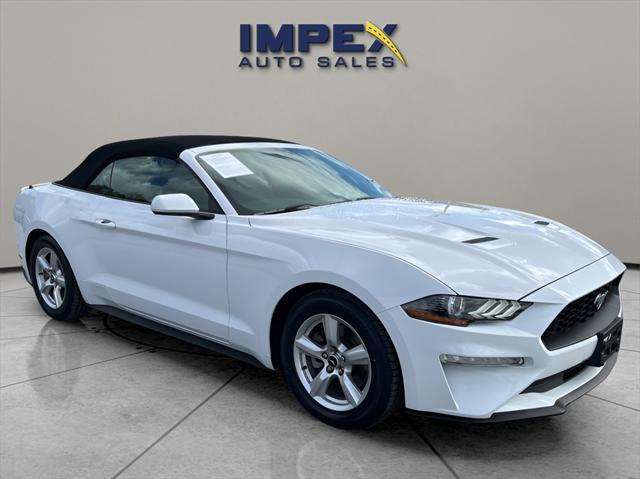 used 2018 Ford Mustang car, priced at $22,600