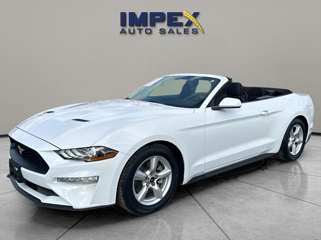 used 2018 Ford Mustang car, priced at $22,600