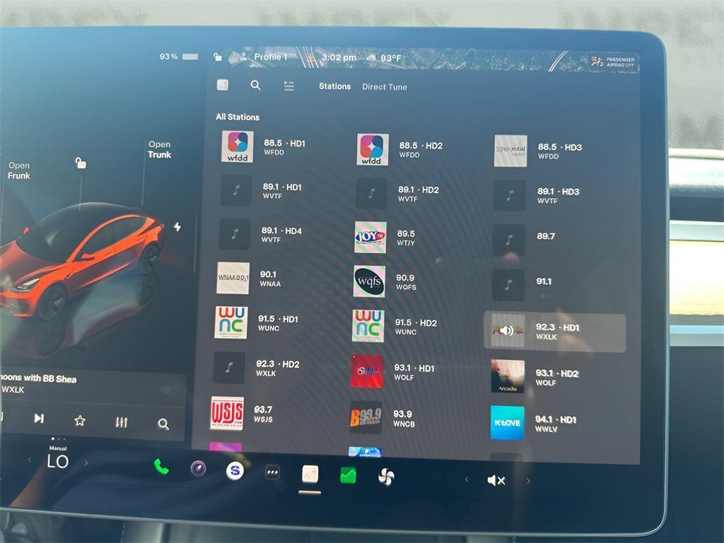 used 2023 Tesla Model 3 car, priced at $27,500