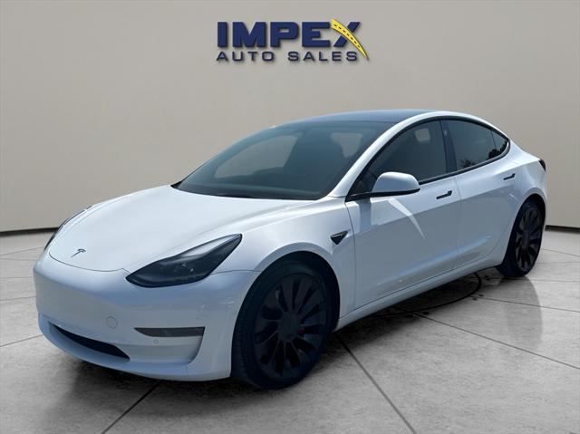 used 2022 Tesla Model 3 car, priced at $34,995