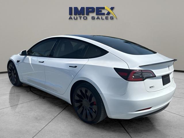 used 2022 Tesla Model 3 car, priced at $34,995